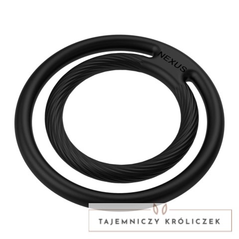 Nexus Double Ring silikonowy pierścień elastyczny uniwersalny Nexus