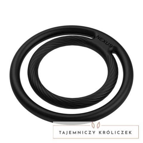 Nexus Double Ring silikonowy pierścień elastyczny uniwersalny Nexus