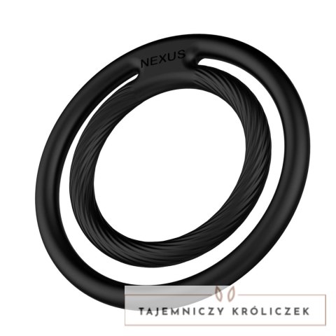 Nexus Double Ring silikonowy pierścień elastyczny uniwersalny Nexus