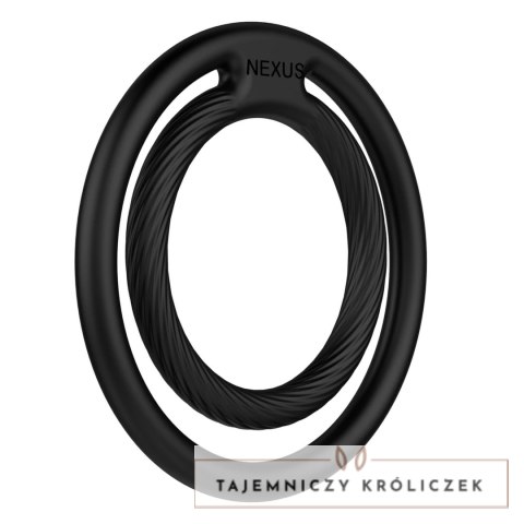 Nexus Double Ring silikonowy pierścień elastyczny uniwersalny Nexus