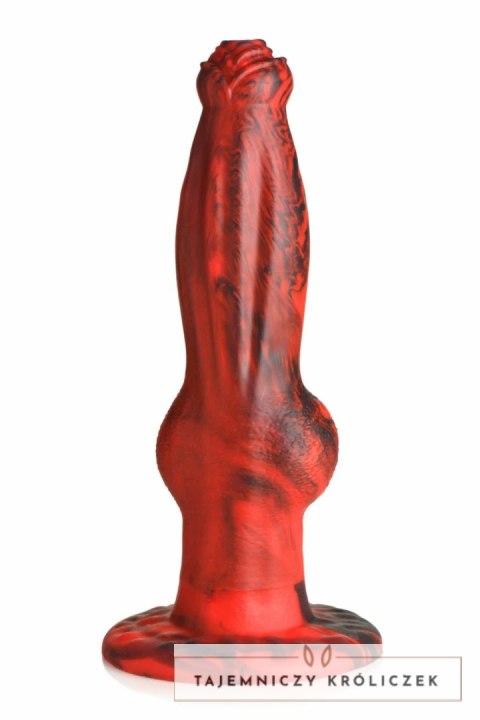 XR Brands Hel-Wolf Red & Black - Model z funkcją ruchu i wibracji XR Brands