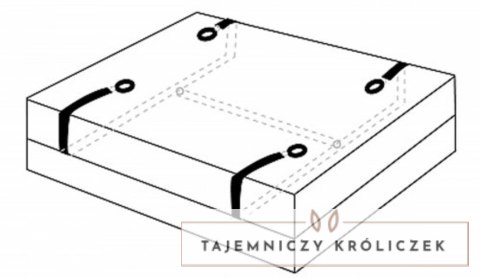 XR Brands Hold Me Zestaw Pasow Do Łożka Regulowany Czarny XR Brands