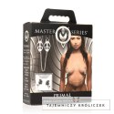 XR Brands Primal koniczynowe zaciski z kolcami, metal, łańcuszek 30 cm XR Brands