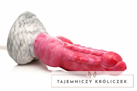 XR Brands Resurrector Phoenix model silikonowy z funkcją rozprysku Red/White XR Brands