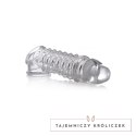 XR Brands Tuleja powiększająca 2/4 cm, elastyczna tekstura, TPR XR Brands
