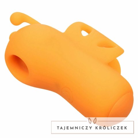CalExotics Neon Vibes Buzzing Vibe Finger - stymulator palcowy, pomarańczowy, 10 trybow CALEXOTICS