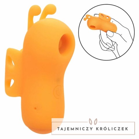 CalExotics Neon Vibes Buzzing Vibe Finger - stymulator palcowy, pomarańczowy, 10 trybow CALEXOTICS