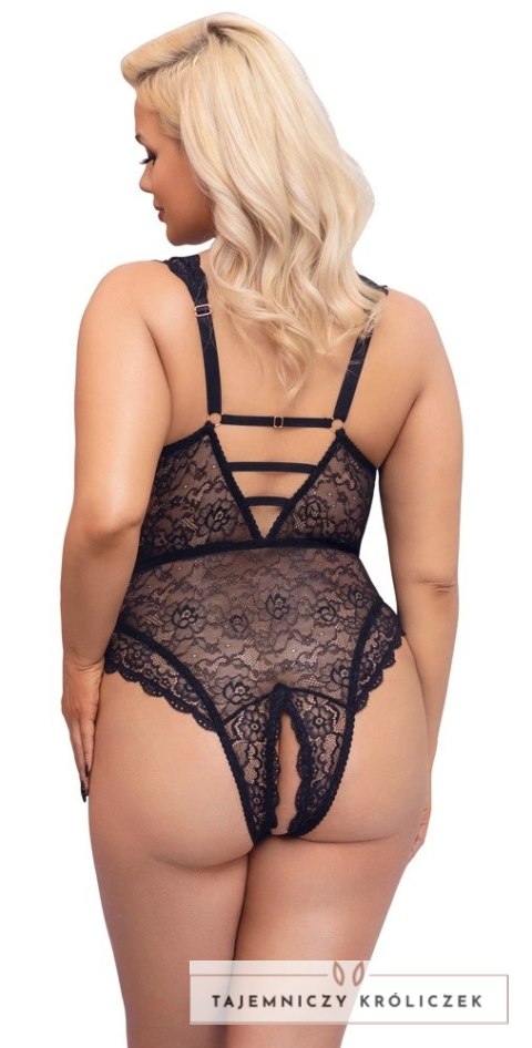 Cottelli CURVES Body Koronkowe 85D/L z Detalami Rożowego Złota Cottelli