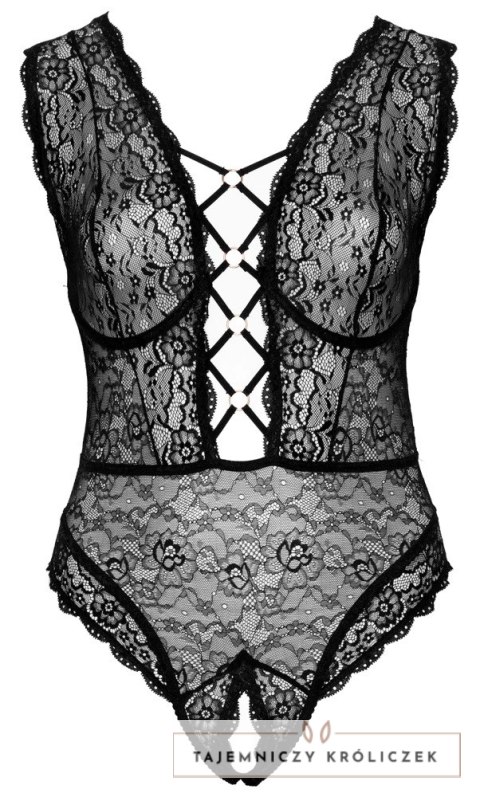 Cottelli CURVES Body Koronkowe 85D/L z Detalami Rożowego Złota Cottelli