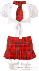 Cottelli Costumes Stroj Uczennicy XL z Plisowaną Spodniczką i Akcesoriami Cottelli