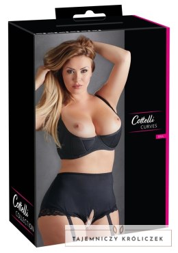 Cottelli Curves Biustonosz Push-Up 95D Czarny na Fiszbinach Cottelli