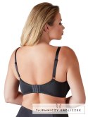 Cottelli Curves Biustonosz Push-Up 95D Czarny na Fiszbinach Cottelli