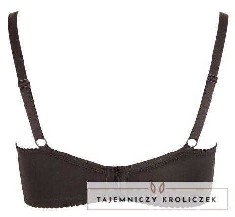Cottelli Curves Biustonosz Push-Up 95D Czarny na Fiszbinach Cottelli