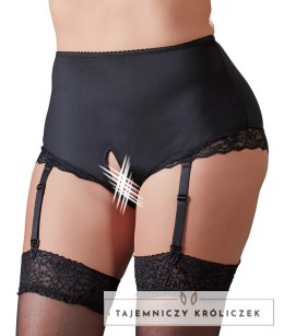 Cottelli Curves Majtki Wysoki Stan z Szelkami do Pończoch 2XL Czarny Cottelli