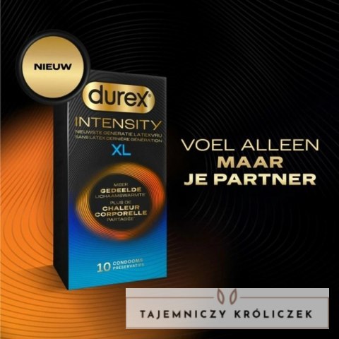 Durex Intensity XL prezerwatywy lateksowe, ultra-cienkie, 10 szt. Durex