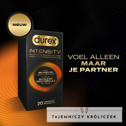 Durex Intensity prezerwatywy ultra-cienkie 20 szt. lateksowe komfort Durex