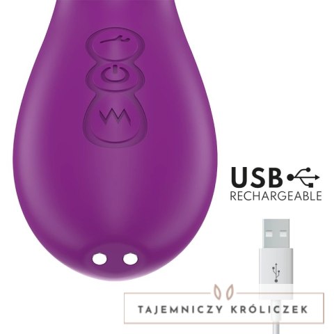 INTENSE Ateneo fioletowy model wielofunkcyjny z oscylującym systemem fal INTENSE