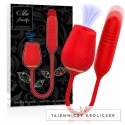 MIA Amalfi Double Pleasure Wand - silikonowy masażer z falami i funkcją ruchu MIA