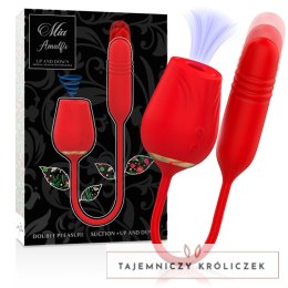 MIA Amalfi Double Pleasure Wand - silikonowy masażer z falami i funkcją ruchu MIA