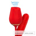 MIA Amalfi Double Pleasure Wand - silikonowy masażer z falami i funkcją ruchu MIA