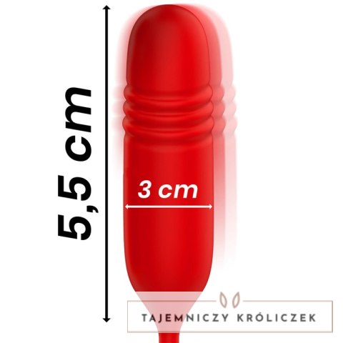 MIA Amalfi Double Pleasure Wand - silikonowy masażer z falami i funkcją ruchu MIA