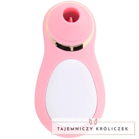Ohmama Stymulator Clitoralny 10 Trybow Luksusowy Design Biało-Złoty OHMAMA