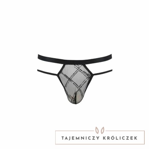 Passion Collin Stringi czarne S/M certyfikat Oeko-Tex, wygodne Passion