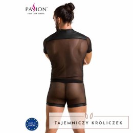 Passion Michael Komplet Bielizny Czarny L/XL Poliuretanowy Design Passion