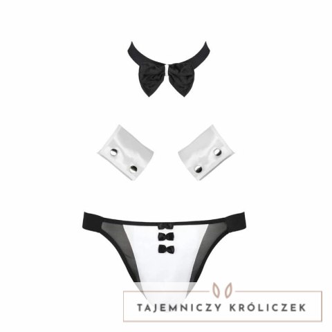 Passion Slip Alfrojo S/M Czarny - Nowoczesna Bielizna Damska Oeko-Tex Passion
