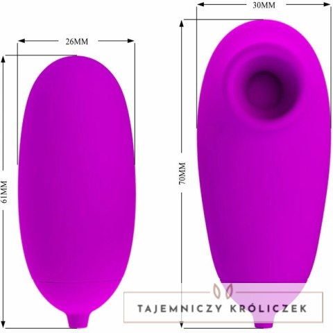 Pretty Love PulseWave Violet - Model z 12 trybami wibracji i fal ssących PRETTY LOVE