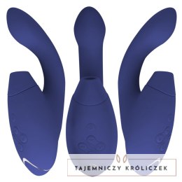 Womanizer Duo 2 Blue - Innowacyjny model z technologią powietrzną, silikonowy WOMANIZER