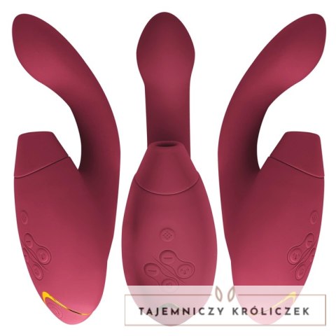 Womanizer Duo 2 Bordeaux - Zaawansowany Stymulator Powietrzno-Wibracyjny IPX7 WOMANIZER