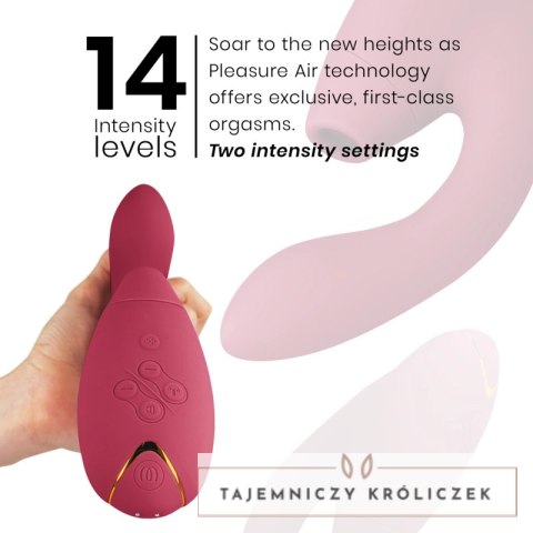 Womanizer Duo 2 Bordeaux - Zaawansowany Stymulator Powietrzno-Wibracyjny IPX7 WOMANIZER