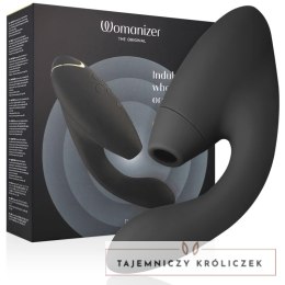 Womanizer Duo 2 Czarny - System podwojnej stymulacji, wodoodporny WOMANIZER