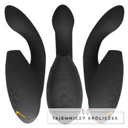 Womanizer Duo 2 Czarny - System podwojnej stymulacji, wodoodporny WOMANIZER