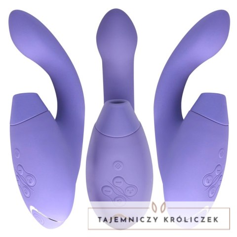 Womanizer Duo 2 Liliowy - System podwojnej stymulacji, silikon medyczny WOMANIZER