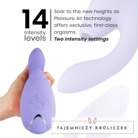 Womanizer Duo 2 Liliowy - System podwojnej stymulacji, silikon medyczny WOMANIZER