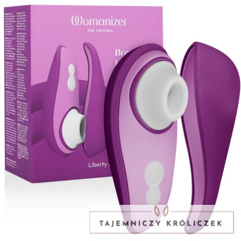 Womanizer Liberty 2 Violet - Kompaktowy model z falami ciśnieniowymi WOMANIZER