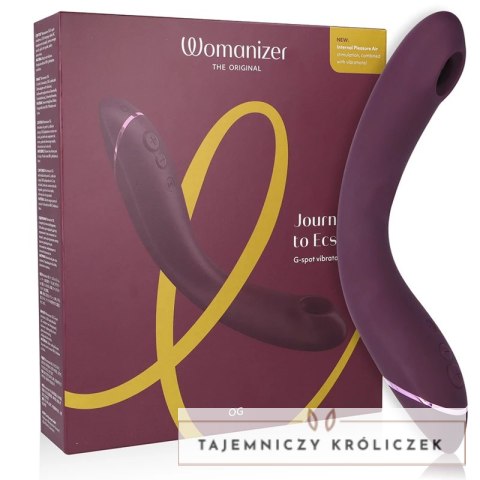 Womanizer OG G-Spot Bakłażan - Wibrujący stymulator z technologią powietrzną WOMANIZER