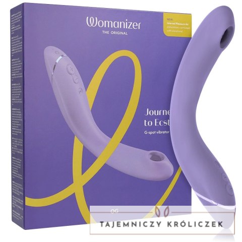 Womanizer OG G-Spot Lilac - stymulator powietrzny i wibracyjny IPX7 WOMANIZER