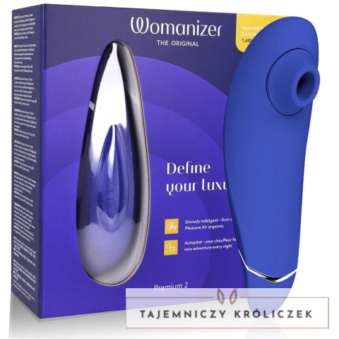 Womanizer Premium 2 Borowka - Intuicyjny stymulator powietrzny, 14 trybow WOMANIZER