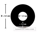You2Toys Elastyczny pierścień wspierający TPE 4,1 cm czarny You2Toys