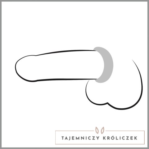 You2Toys Elastyczny pierścień wspierający TPE 4,1 cm czarny You2Toys
