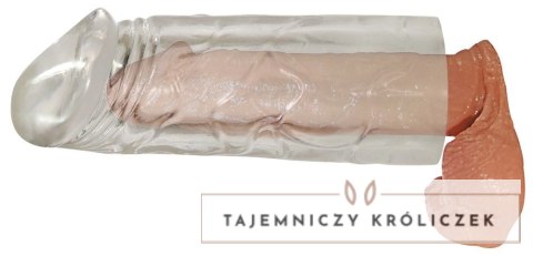 You2Toys Mega Dick nakładka intymna transparentna wydłużająca 19 cm You2Toys