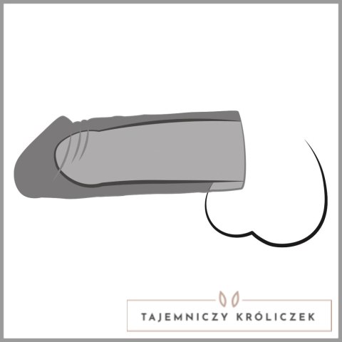 You2Toys Mega Dick nakładka intymna transparentna wydłużająca 19 cm You2Toys