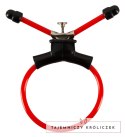 You2Toys Sling - regulowany pierścień anatomiczny, czarny PVC You2Toys