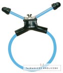 You2Toys Sling - regulowany pierścień anatomiczny, czarny PVC You2Toys