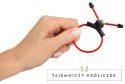 You2Toys Sling - regulowany pierścień anatomiczny, czarny PVC You2Toys