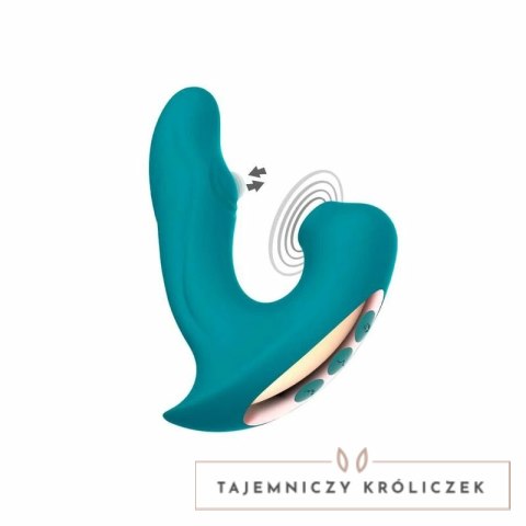 Xocoon Eternal Love Zielony - Stymulator Intymny z Wibracjami i Pulsacją XOCOON