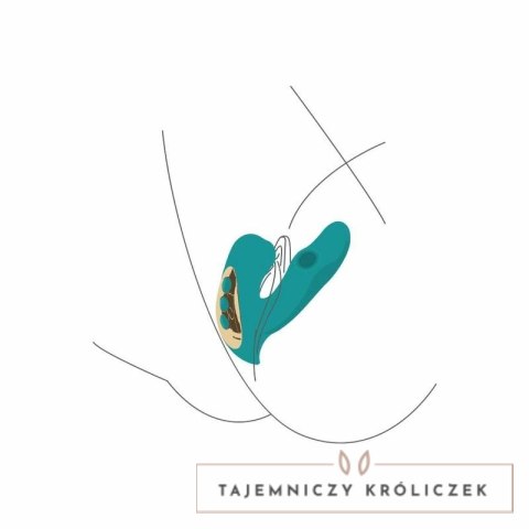 Xocoon Eternal Love Zielony - Stymulator Intymny z Wibracjami i Pulsacją XOCOON